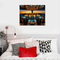 thumbnail image 5 of Nawypu  Canvas Prints Wall Art Airplane Cockpit Flight Deck in Sunset Photo Art Print Plane Poster Modern Home Decor Stretched and Framed Ready to Hang for Office Decorations, 5 of 6