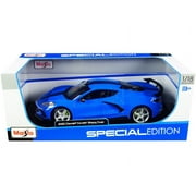 Maisto 1:18 Special Edition 2020 Chev Corvette Stingray Z51 (High-Wing) Blue