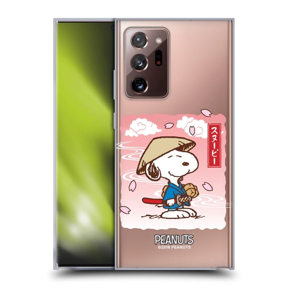 Head Case Designs Officially Licensed Peanuts Oriental Snoopy Samurai Soft Gel Case Compatible with Samsung Galaxy Note20 Ultra / 5G