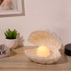 thumbnail image 2 of White Shell Pearl Light Luz De Noche Led Perla En Concha Lámpara De Luz Nocturna Cerámica Luz De Mesa Para Habitación De Niños Dormitorio Sala De Estar, Blanco, 2 of 2
