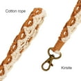 thumbnail image 3 of 2 Pcs Boho Macrame Keychain Bracelet Handmade Wristlet Keychain Keyring Holder Wrist Lanyard, 3 of 5