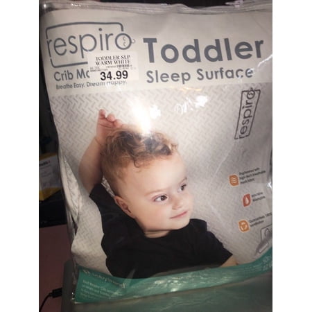 Respiro Infant Baby Crib Mattress Sleep Surface Warm White 0 1