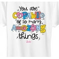 thumbnail image 3 of Barbie - You Are Capable Of So Many Amazing Things Barbie - Womens Women'S Short Sleeve Graphic T-Shirt, 3 of 5