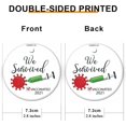 thumbnail image 3 of 2021 Christmas Ornaments, Christmas Ornaments Quarantine Gifts 2021 Christmas Ornaments Clearance Fun Home Decor Christmas Tree Decorations - Gifts for Christmas 2.8", 3 of 6