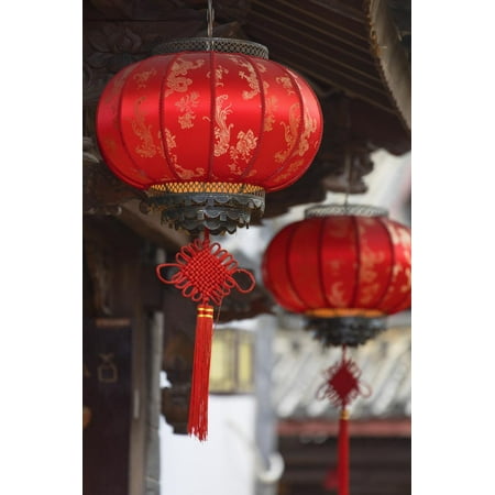 Lanterns, Lijiang (UNESCO World Heritage Site), Yunnan, China Print Wall Art By Ian