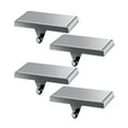thumbnail image 1 of Xingzhi 4PCS Christmas Stocking Holder For Mantle Stocking Holder Holder SILVER, 1 of 6