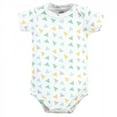thumbnail image 2 of Luvable Friends Cotton Bodysuits 5pk, Basic Elephant, 0-3 Months, 2 of 6