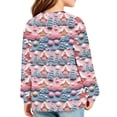 thumbnail image 5 of YOUYEDIAN Christmas Sweatshirt for Girls Long Sleeve Crewneck Xmas Graphic Fleece Pullover Tops, 5 of 5