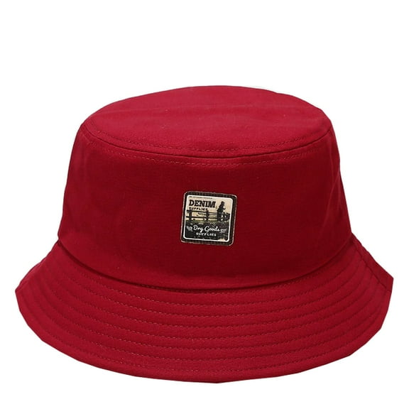 Prolriy Bucket Hat Women's Sunshade Basin Hat Fisherman's Hat Outdoor Hat Printing Fashion Bucket Baseball Caps Hats for Women Red