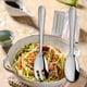 thumbnail image 1 of Cuchara para ensalada, tenedor, juego de cubiertos con mango largo, vajilla cuchara de café práctica para senderismo, restaurante, viajes, Picnic, A, 1 of 8