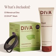 DIVA Disc & DIVA Wash, Wash for Period Disc, Disc Size Fits Most