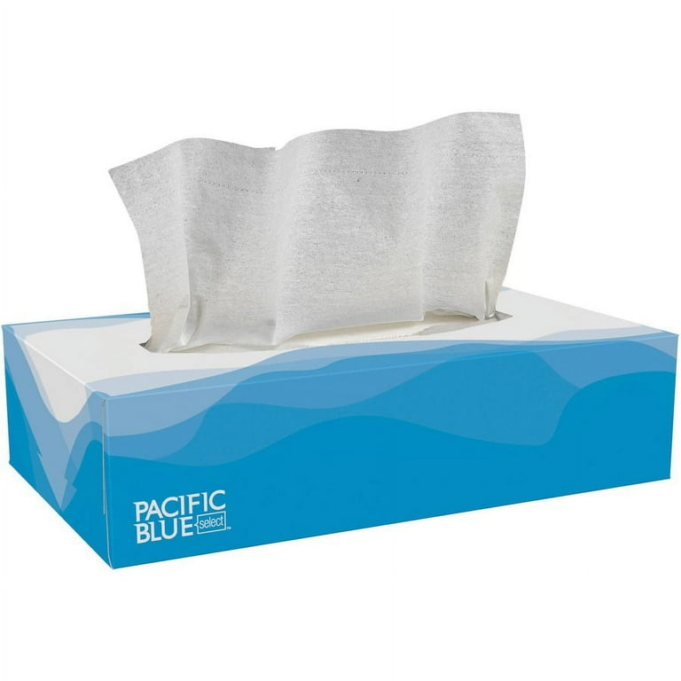 Pacific Blue Select Facial Tissue by GP Pro - Flat Box - 2 Ply - 8.33 Pacific Blue Select Facial Tissue by GP Pro - Flat Box - 2 Ply - 8.33