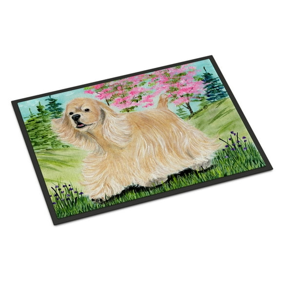 Carolines Treasures SS8189MAT Cocker Spaniel Doormat 18x27 27"L x 18"W multicolor