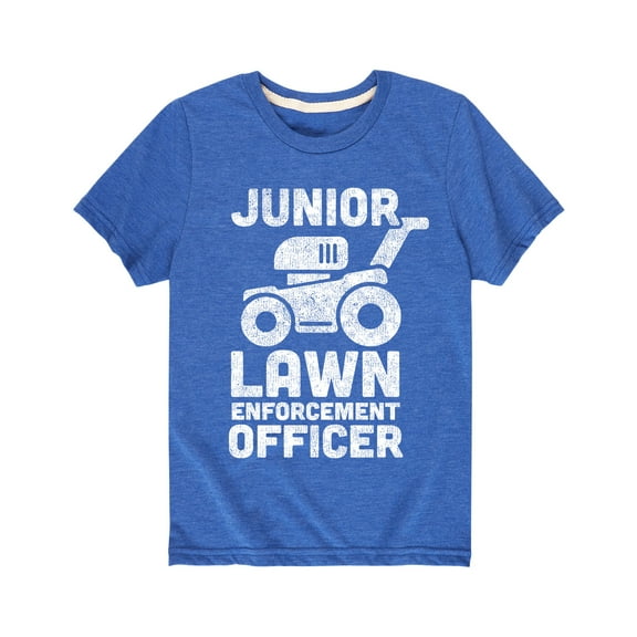 Instant Message - Jr Lawn Enforcement Officer - Fathers Day Mini Me Youth Short Sleeve Tee