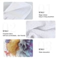 thumbnail image 5 of 2pcs Kitchen Hanging Towels Bathroom Hanging Towels Velcro Soft Hand Towel Absorbent Tie Towels for Kitchen Toilet Tea Bar Washcloth Decor Fox and Butterflies, 5 of 7