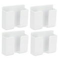 thumbnail image 1 of Soporte de pared para teléfono móvil, 4 piezas de almacenamiento montado en la pared Soporte para teléfono móvil de pared Soporte de base de carga Claridad notable, 1 of 8