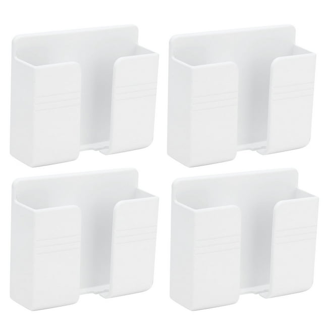 Soporte de pared para teléfono móvil, 4 piezas de almacenamiento montado en la pared Soporte para teléfono móvil de pared Soporte de base de carga Claridad notable