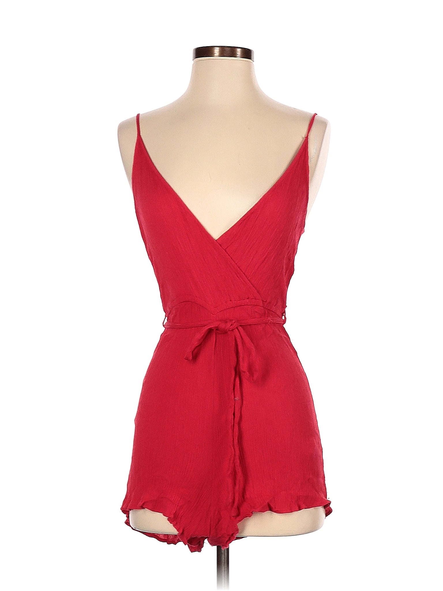 asos red romper