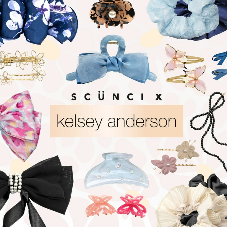 Scunci x Kelsey Anderson Wide Textured Headwrap Headband, Pink, 1