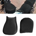 thumbnail image 3 of 2pcs / set asiento de motocicleta cubierta protectora protectora protección motocicleta protectores de asiento, 3 of 8