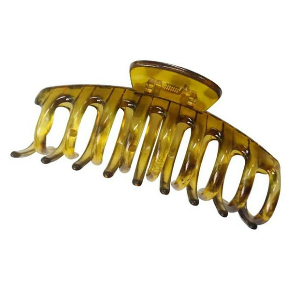 Pinza grande de agarre para el cabello, pinza de plástico antideslizante para mujer, horquilla para el cabello