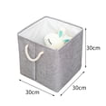 thumbnail image 2 of Cesta de almacenamiento de ropa portátil, cesto de almacenamiento plegable, caja de almacenamiento de juguetes de tela de gran tamaño, engrosada, 2 of 2