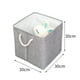 thumbnail image 3 of Cesta de almacenamiento de ropa portátil, edredones, cesta de almacenamiento plegable, caja de almacenamiento de juguetes de tela de gran tamaño, engrosada, 3 of 3