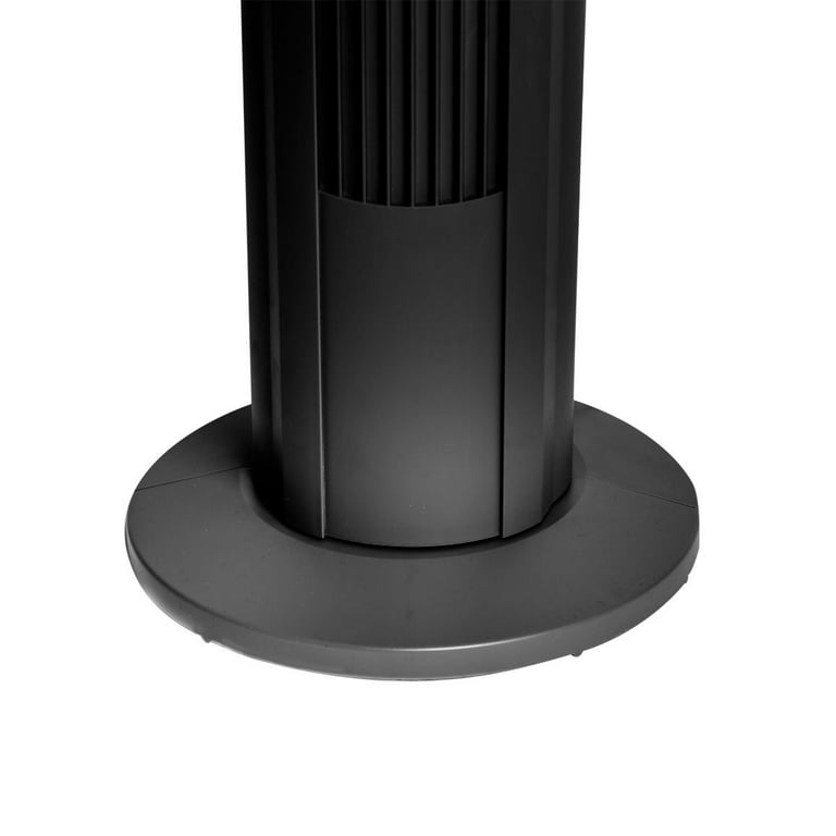 Seville Classics™ Mini Tower Fan 17inch Ultra Quiet Black and