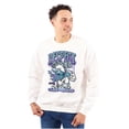 thumbnail image 3 of The Smurfs Kanji Respect the Hustle Sweatshirt for Men or Women Brisco Brands X, 3 of 6