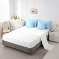 thumbnail image 5 of Manfei Polka Dots Bedding Comforter Set 7-Piece for Teens Adults,Minimalist Geometric King Bedding Sets,Vintage Aesthetic Ultra Soft Bed Sheets,Breathable Home Decor,Reversible, 5 of 8