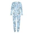 thumbnail image 4 of New trending & for spring Viikei Womens Pajamas Clearance,Women Winter Letter Print Round Neck Long Sleeve Trousers Casual Home Wear Suit Pajams Sets Light Blue XXXXXL, 4 of 5