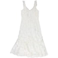 thumbnail image 2 of Rebecca Taylor - Vestido a media pierna con ojales para mujer, blanco, 6, 2 of 2