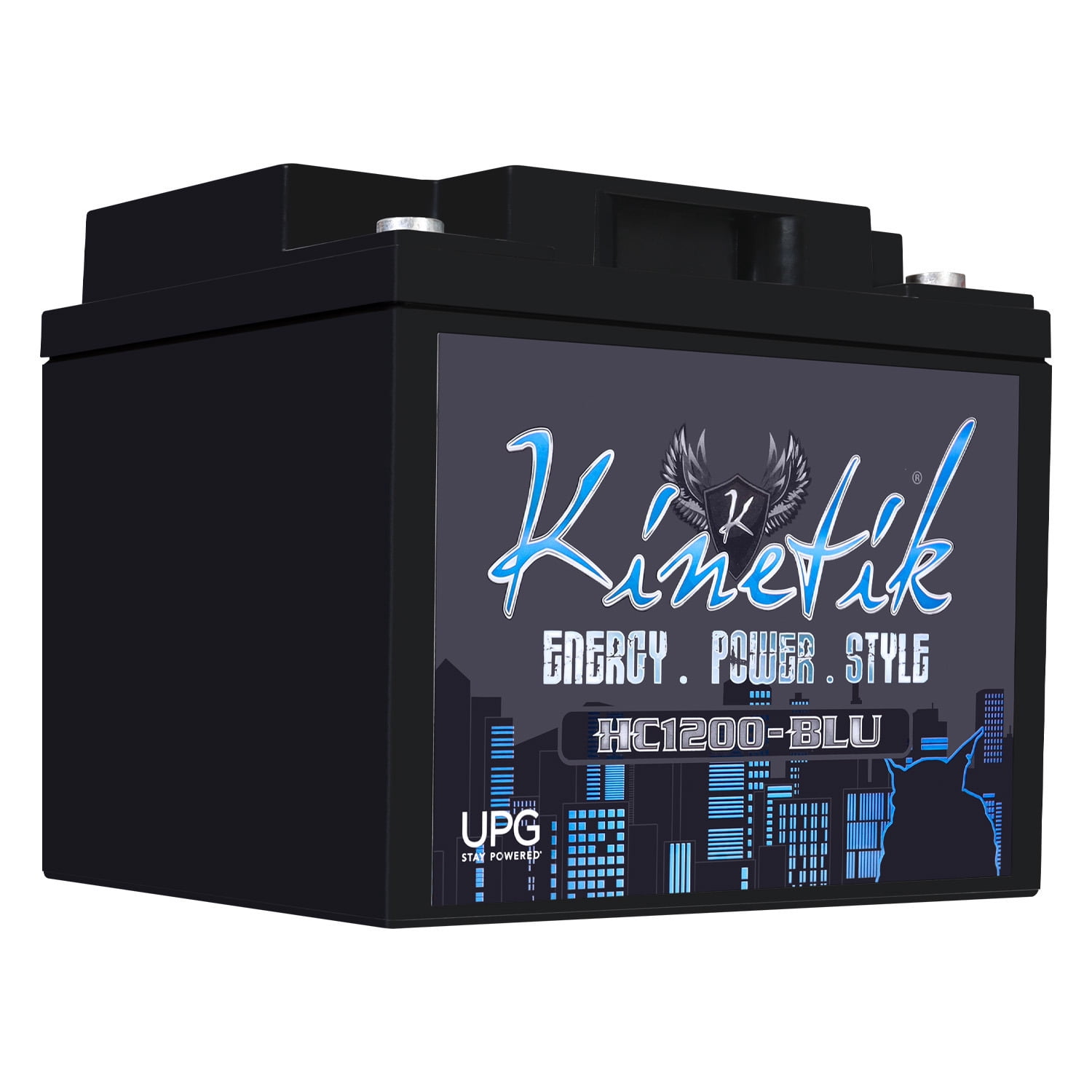 HC1200-BLU 1200 Watt Power Cell Audio Battery To Power Car Stereo System