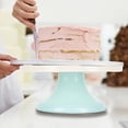 thumbnail image 4 of unbranded White Plastic Manual Cake Turntable Revolving Cake Decorating Stand for Smooth Rotation, 4 of 8