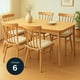 thumbnail image 2 of TESSO HOME Set de 6 Cojines Acolchados para Silla de Comedor con Lazos Relleno Ideal Almohadillas para los Asientos Medidas 42 x 42 x 7 cm, 2 of 5