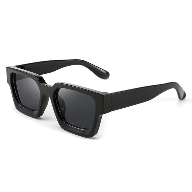 Gafas de sol FEISEDY Retro 90s Square UV400 B2385 para mujeres y hombres