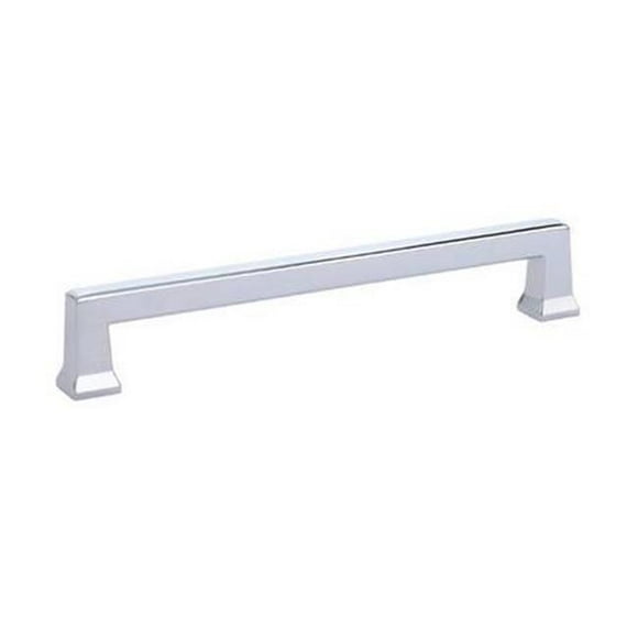Emtek 86426US26 6 in. Alexander Cabinet Pull, Bright Chrome