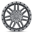 thumbnail image 3 of Black Rhino Arches 17X8 5X112 30Et 71.5Cb Matte Brushed Gunmetal W/ Black Bolts Wheel, 3 of 3