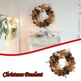thumbnail image 2 of EUDIDV Christmas Products Wreath Ornament for Christmas/Thanksgiving Day Wreath Door Hanging Home Decor Festive Supplies, 2 of 2