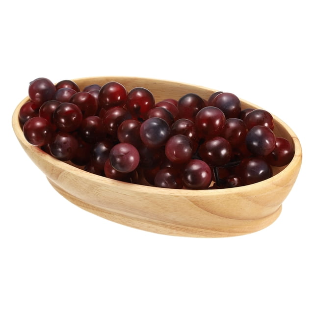 Bandeja de Servir de Bambú Uxcell, 8.3 x 4.7 Pulgadas, Bandejas de Madera en Forma de Barco, Platos de Servicio Portátiles para Comida, Frutas, Aperitivos, Pan, Vanity, Bodas, Picnics, Caqui