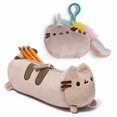 thumbnail image 1 of Gund Set of Pusheen Accessory Case and Pusheenicorn Backpack Clip Plush, School Office Accessories for Students Teens Boys an, 1 of 2