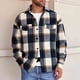 thumbnail image 1 of Ceisia Men Fashion Casual Printed Long Sleeve Turndown Collar Button Front Gift Daily Work Party Versatile Shirt Top, 1 of 9