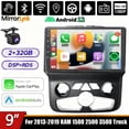 thumbnail image 2 of Car Stereo 9in Android 13 for Ram 2013-2019 2+32G Gps Navigation Carplay Android Auto Bluetooth Wifi Fm Rds Swc Ahd Backup Camera, 2 of 9