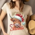 thumbnail image 4 of Mooey Christmas T-Shirt | Funny Cow Holiday Graphic Tee, Heliconia, Size 2XL, 4 of 6