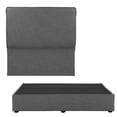 thumbnail image 1 of Box Base Cama King Size + Cabecera Split Gris, 1 of 5
