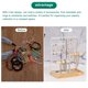 thumbnail image 4 of Soporte organizador de joyas Unique Bargains 4 Nivel Metal Blanco, 4 of 5