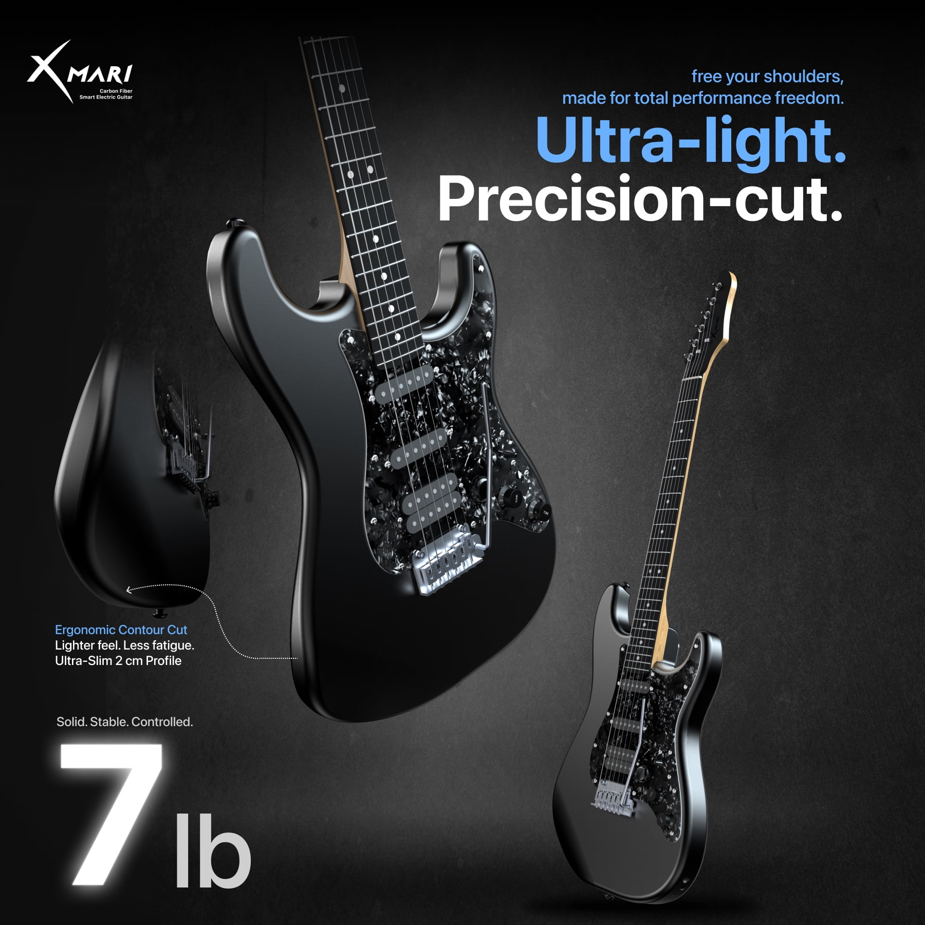 Enya Music, Smart Electric Guitar, XMARI, Built-in DSP Effects