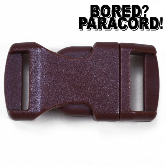 Brown 1/2 Inch Buckle - 5 pack - Great for Paracord