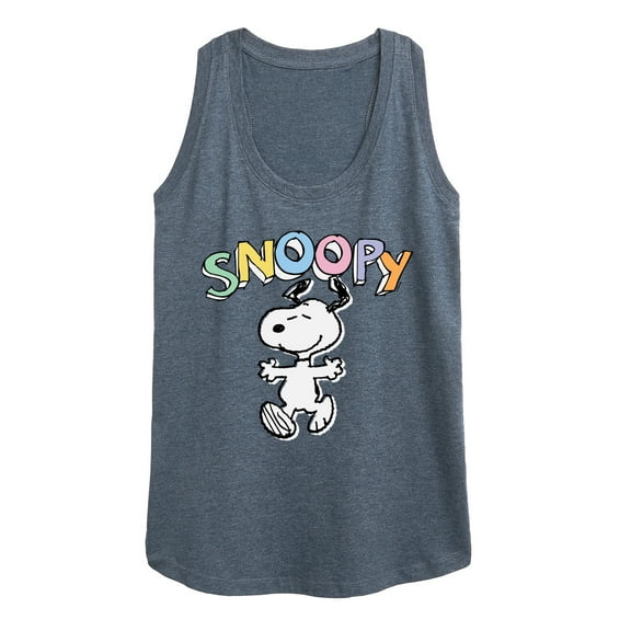 Peanuts - Snoopy Sketchy - Women's Racerback Tank Top