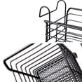 thumbnail image 4 of Iron Chopsticks Holder Hanging Cutlery Drying Basket Draining Chopsticks Rack Tableware Organizer (Black), 4 of 9